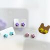 Σκουλαρίκια fimo "flower"