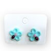 Σκουλαρίκια fimo "flower"