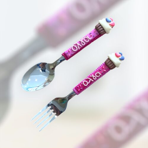 Fimo spoon cup cake