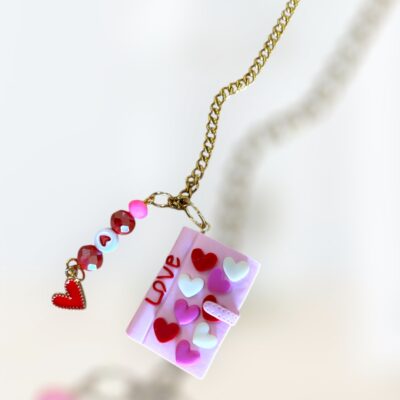 Σελιδοδείκτης fimo book «love»