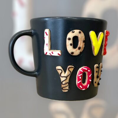 Κούπα fimo «cookies love»