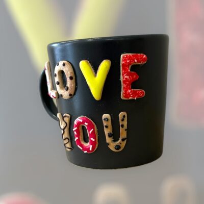 Κούπα fimo «cookies love»
