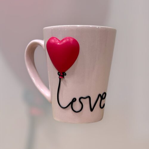 Κούπα fimo «love baloon»