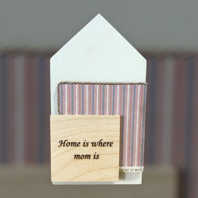 Home decor Σπίτι είναι...η Μαμά ''cream''