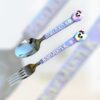 Fimo spoon ''κουκουβάγιες''