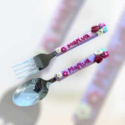 Fimo spoon 'Πασχαλιτσες'