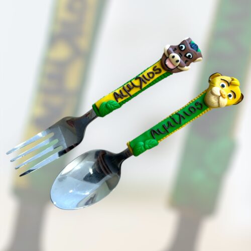 Fimo spoon ''lion king''