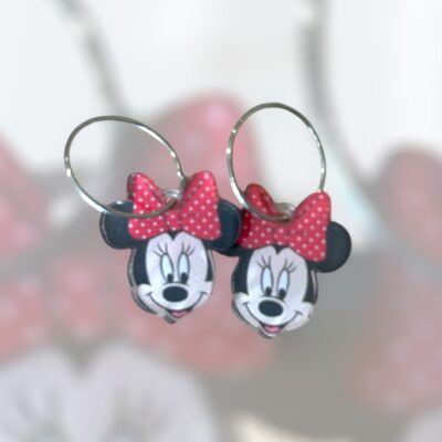 Plexiglass σκουλαρίκια Minnie Mouse