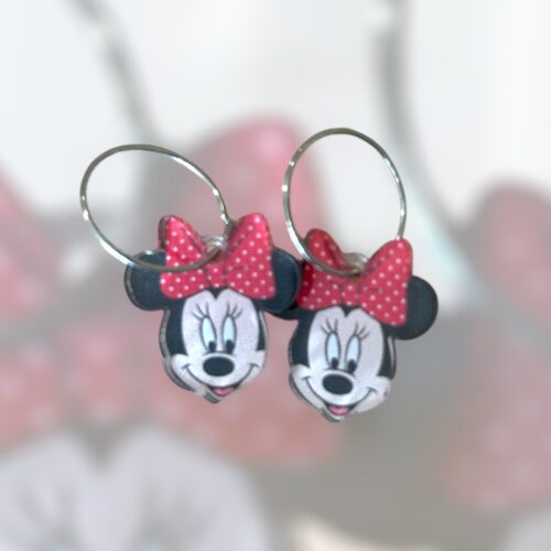 Plexiglass σκουλαρίκια Minnie Mouse